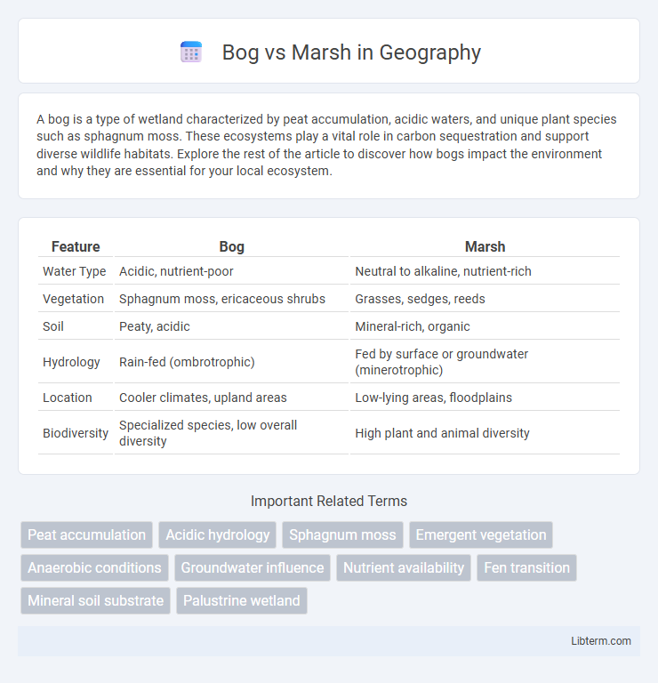 Marsh vs Bog in Geography - What is The Difference?