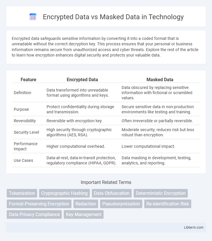 Masked Data vs Encrypted Data in Technology - What is The Difference?