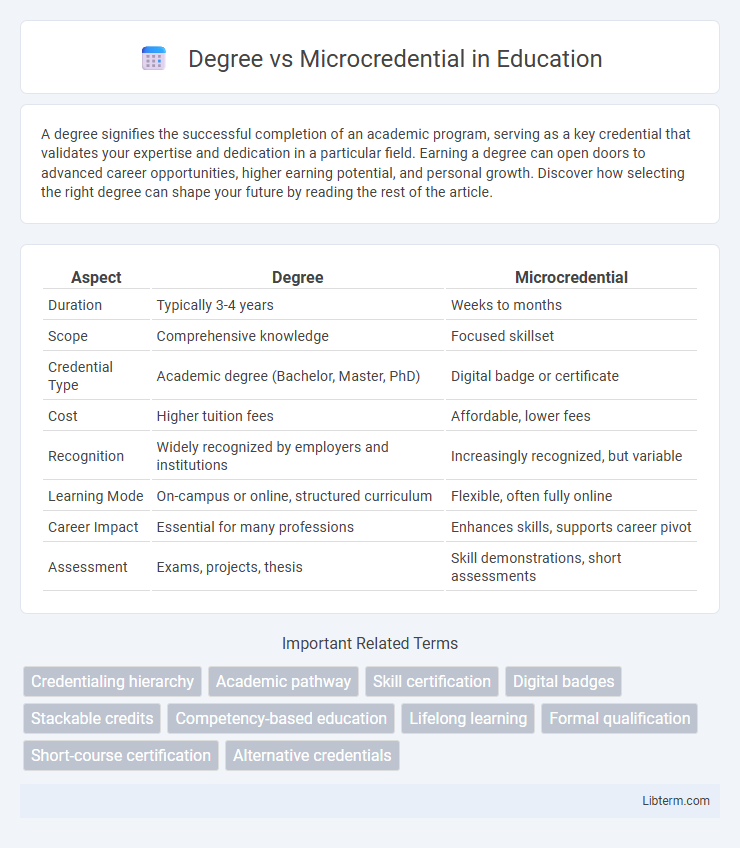 Microcredential vs Degree in Education - What is The Difference?