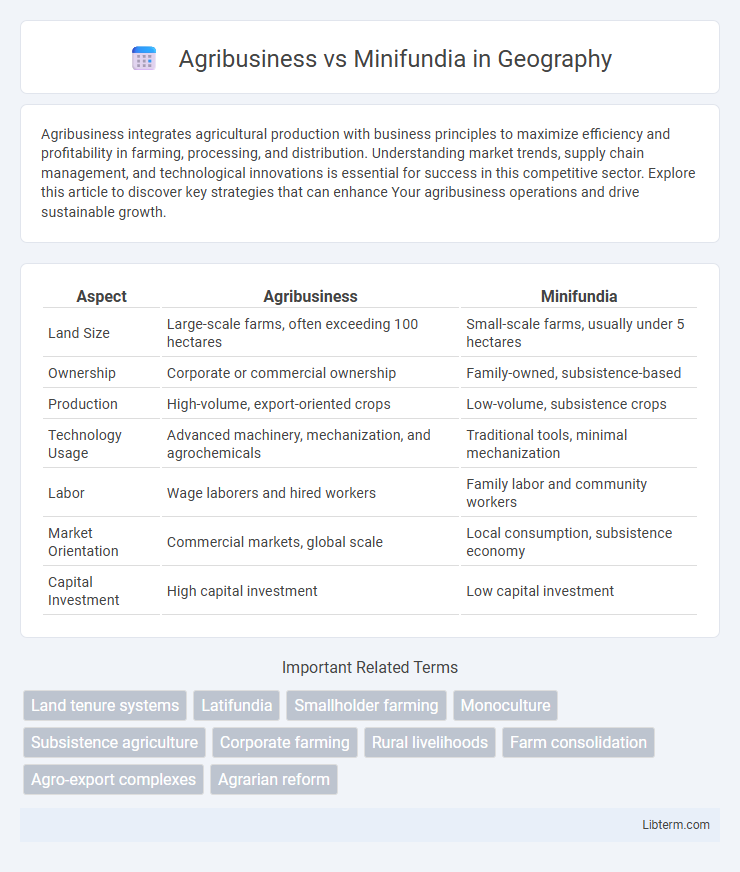 Minifundia vs Agribusiness in Geography - What is The Difference?