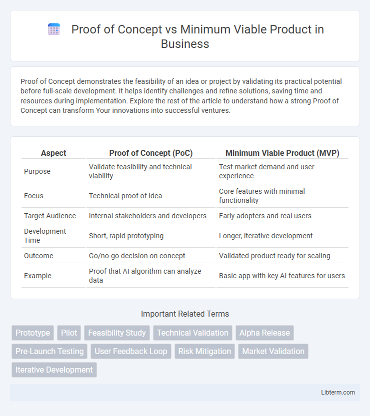 Minimum Viable Product vs Proof of Concept in Business - What is The Difference?