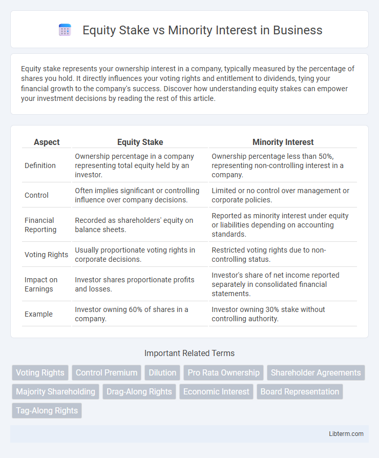 Minority Interest vs Equity Stake in Business - What is The Difference?