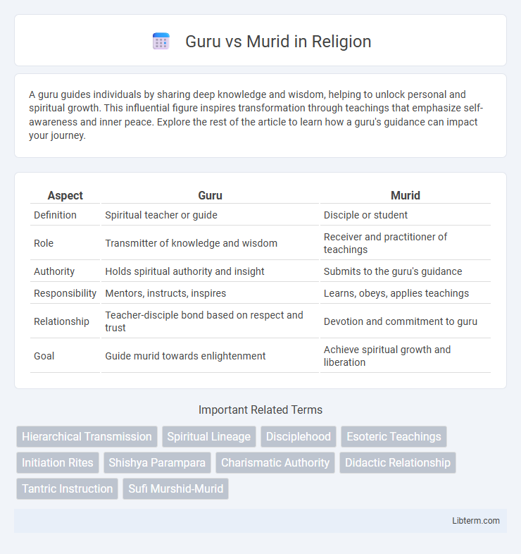 Murid vs Guru in Religion - What is The Difference?