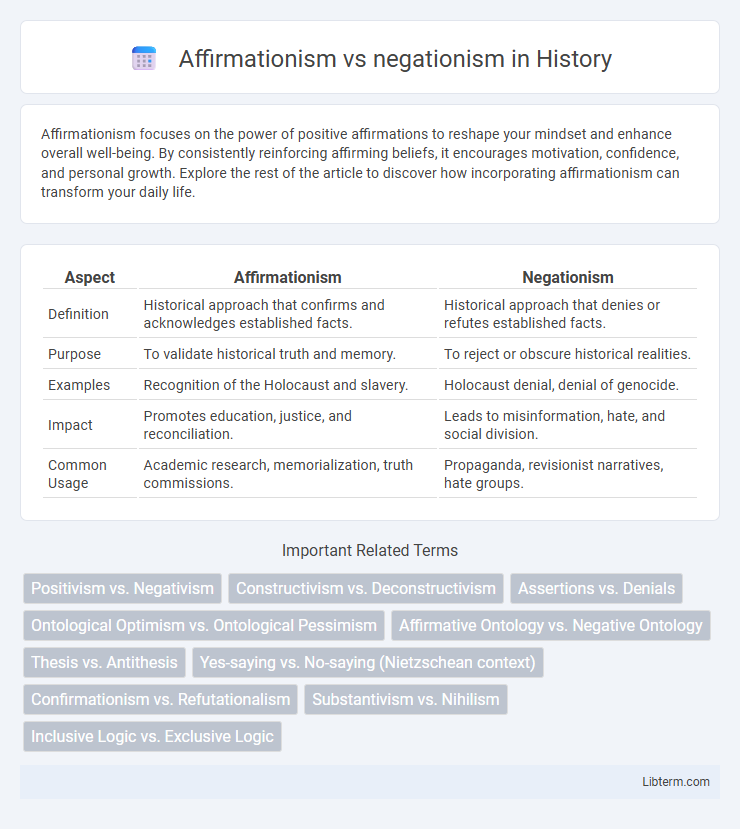 negationism vs Affirmationism in History - What is The Difference?