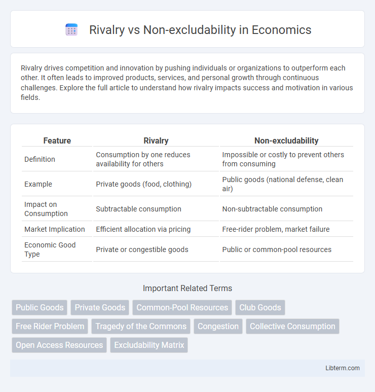 Non-excludability vs Rivalry in Economics - What is The Difference?