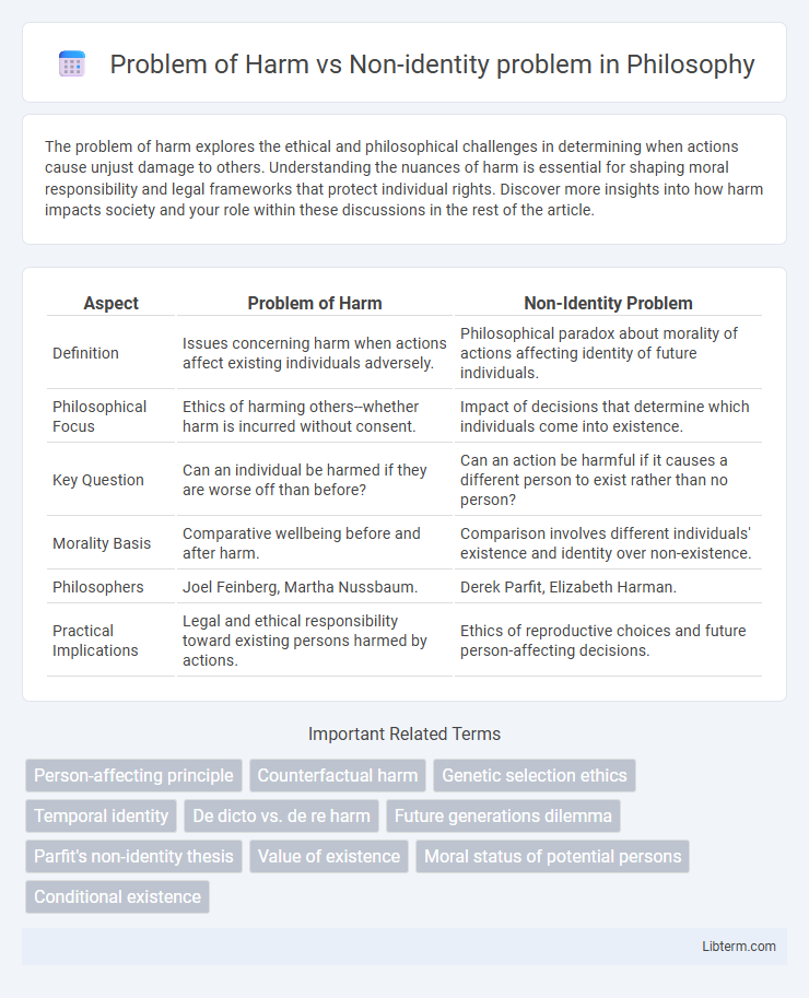 Non-identity problem vs Problem of Harm in Philosophy - What is The Difference?