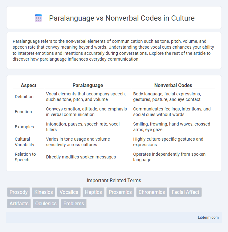 Nonverbal Codes vs Paralanguage in Culture - What is The Difference?