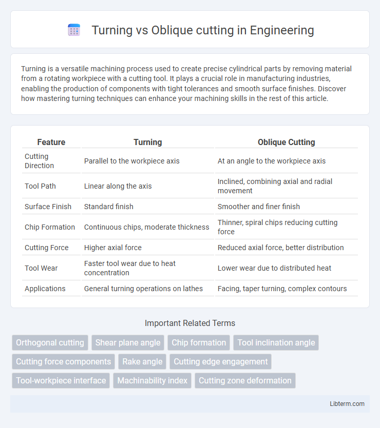 Oblique cutting vs Turning in Engineering - What is The Difference?