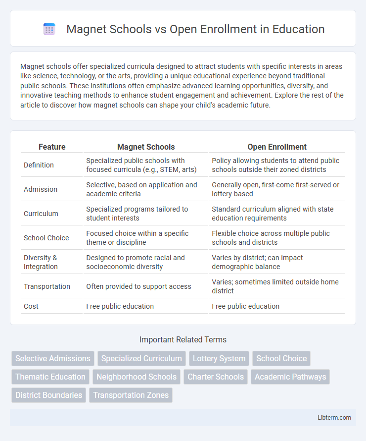 Open Enrollment vs Magnet Schools in Education - What is The Difference?