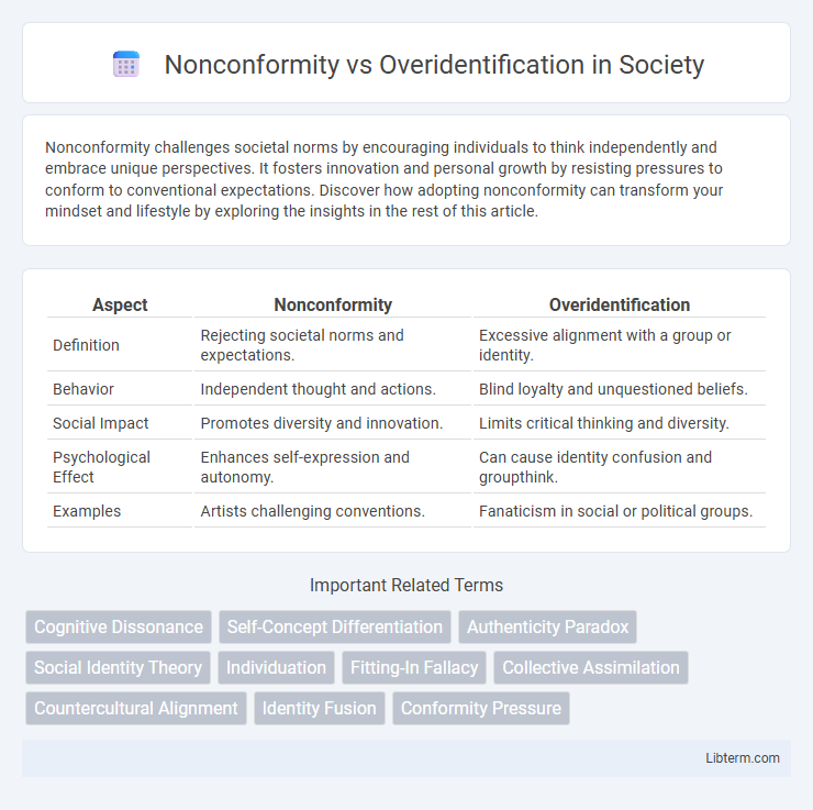 Overidentification vs Nonconformity in Society - What is The Difference?