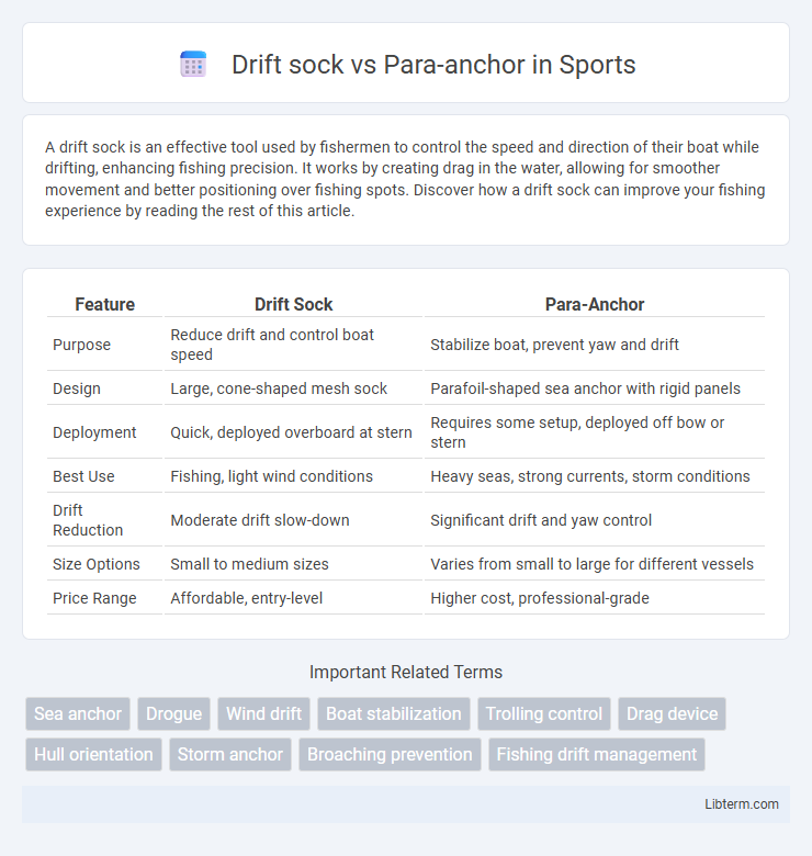 Para-anchor vs Drift sock in Sports - What is The Difference?