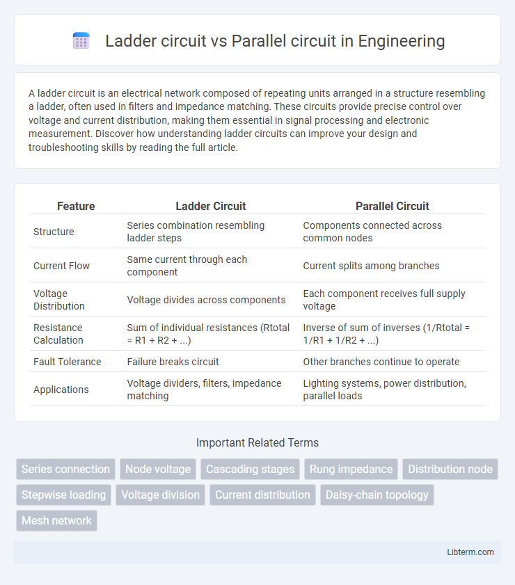 Parallel circuit vs Ladder circuit in Engineering - What is The Difference?