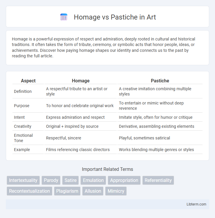 Pastiche vs Homage in Art - What is The Difference?