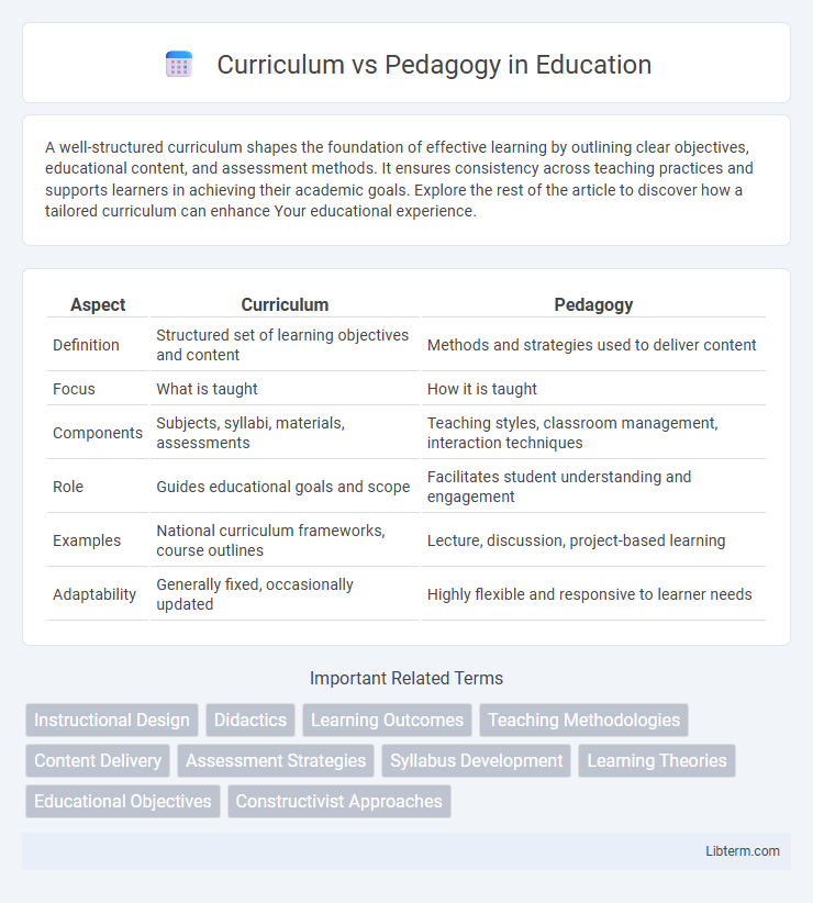 Pedagogy vs Curriculum in Education - What is The Difference?