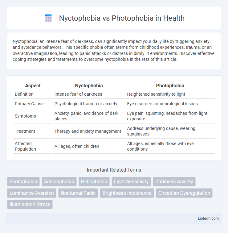 Photophobia vs Nyctophobia in Health - What is The Difference?