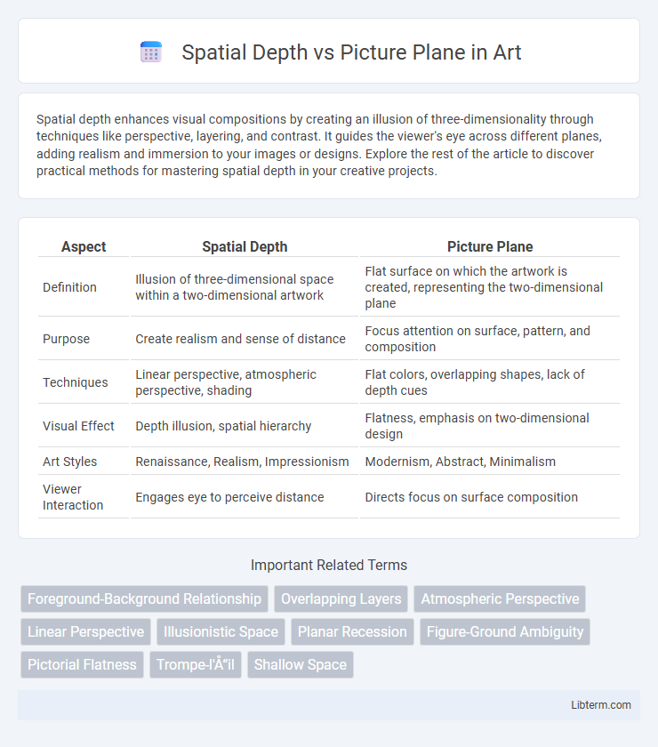 Picture Plane vs Spatial Depth in Art - What is The Difference?