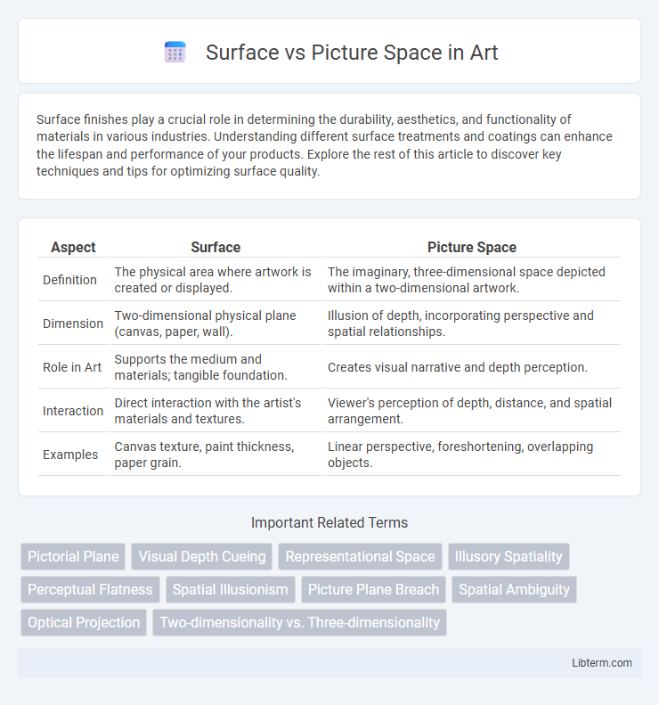 Picture Space vs Surface in Art - What is The Difference?