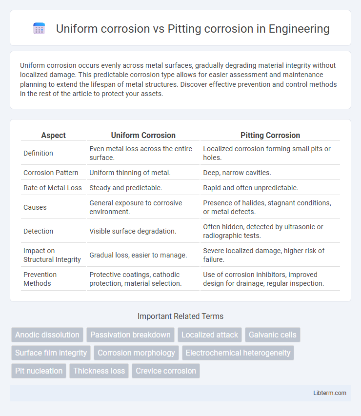 Pitting corrosion vs Uniform corrosion in Engineering - What is The Difference?