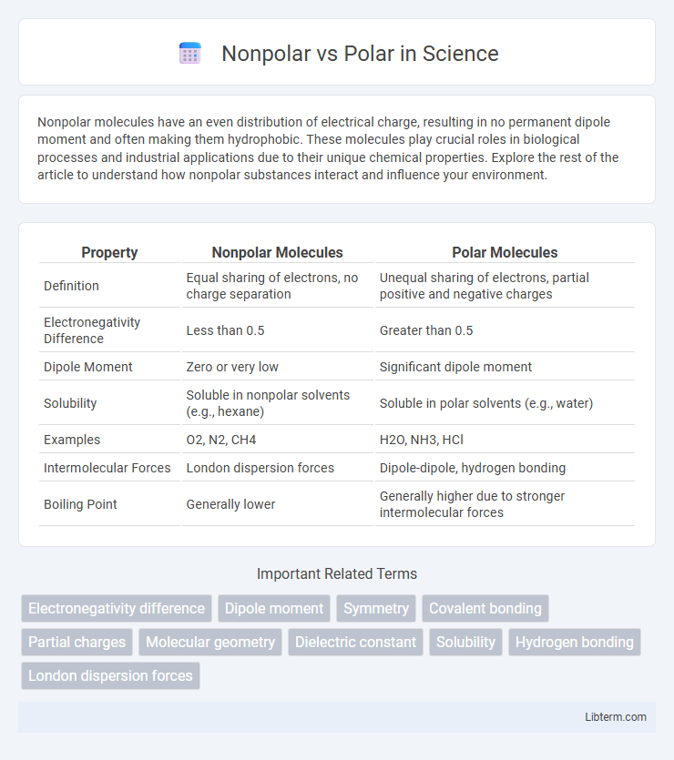 Polar vs Nonpolar in Science - What is The Difference?