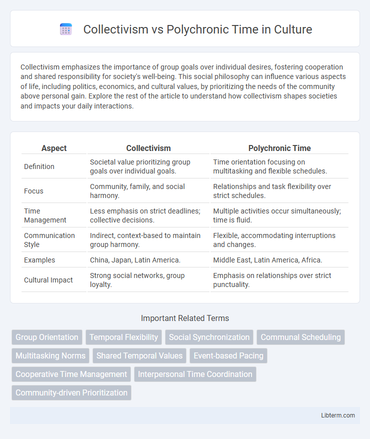Polychronic Time vs Collectivism in Culture - What is The Difference?