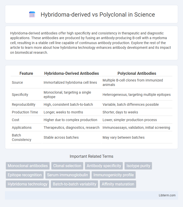 Polyclonal vs Hybridoma-derived in Science - What is The Difference?
