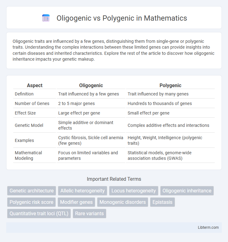 Polygenic vs Oligogenic in Mathematics - What is The Difference?