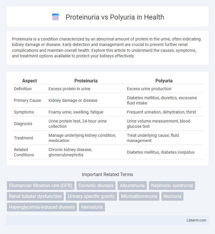 Polyuria vs Proteinuria in Health - What is The Difference?