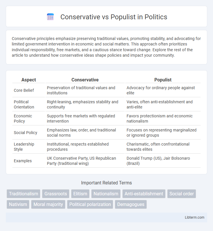 Populist vs Conservative in Politics - What is The Difference?