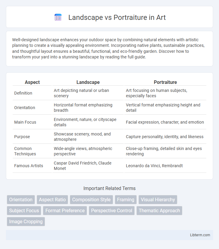 Portraiture vs Landscape in Art - What is The Difference?