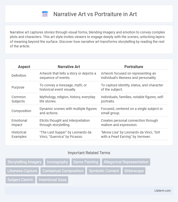 Portraiture vs Narrative Art in Art - What is The Difference?