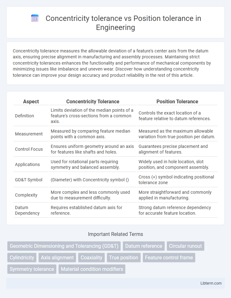 Position tolerance vs Concentricity tolerance in Engineering - What is The Difference?