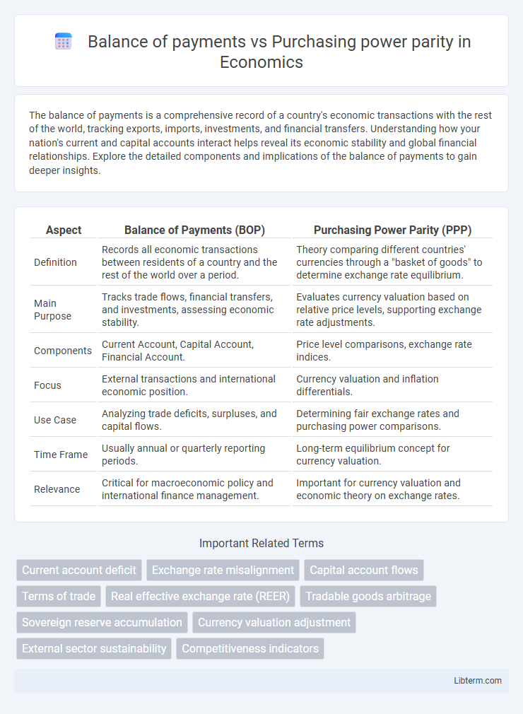 Purchasing power parity vs Balance of payments in Economics - What is The Difference?
