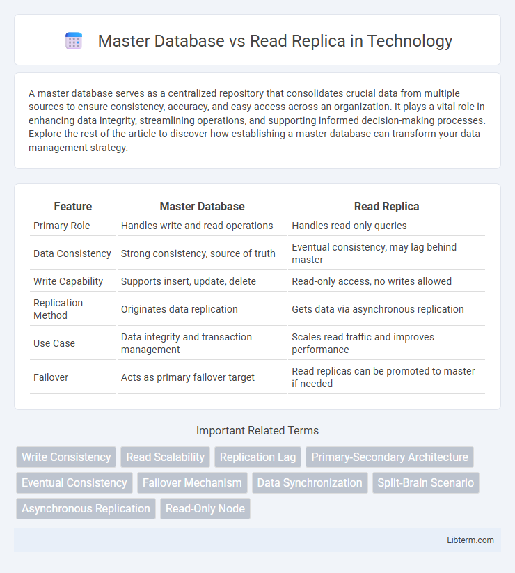Read Replica vs Master Database in Technology - What is The Difference?