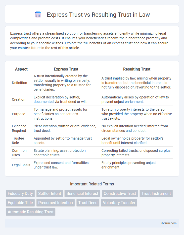 Resulting Trust vs Express Trust in Law - What is The Difference?