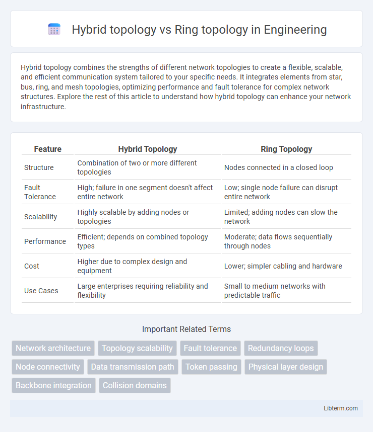 Ring topology vs Hybrid topology in Engineering - What is The Difference?