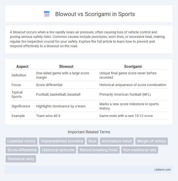 Scorigami vs Blowout in Sports - What is The Difference?