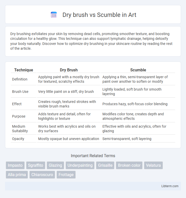 Scumble vs Dry brush in Art - What is The Difference?