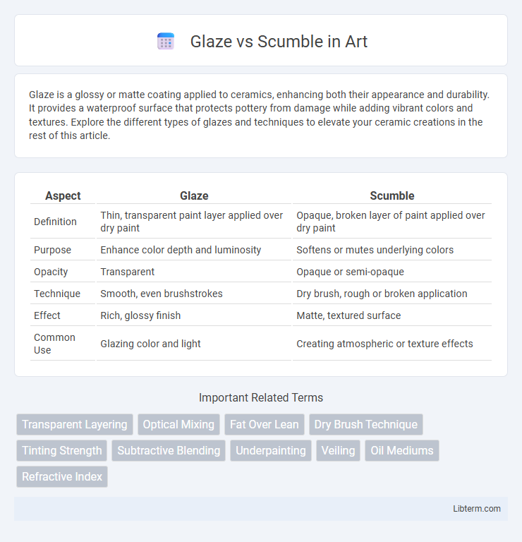 Scumble vs Glaze in Art - What is The Difference?