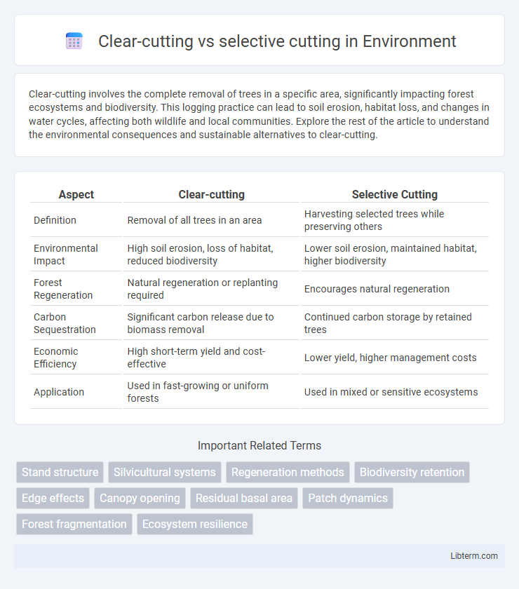 selective cutting vs Clear-cutting in Environment - What is The Difference?