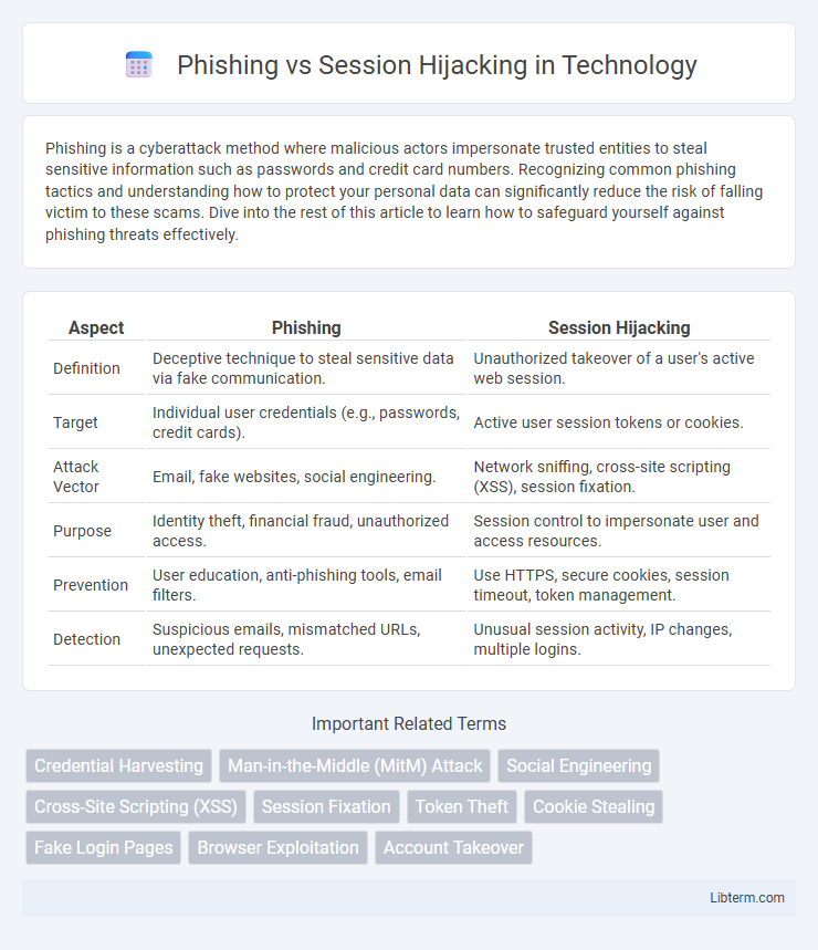 Session Hijacking vs Phishing in Technology - What is The Difference?