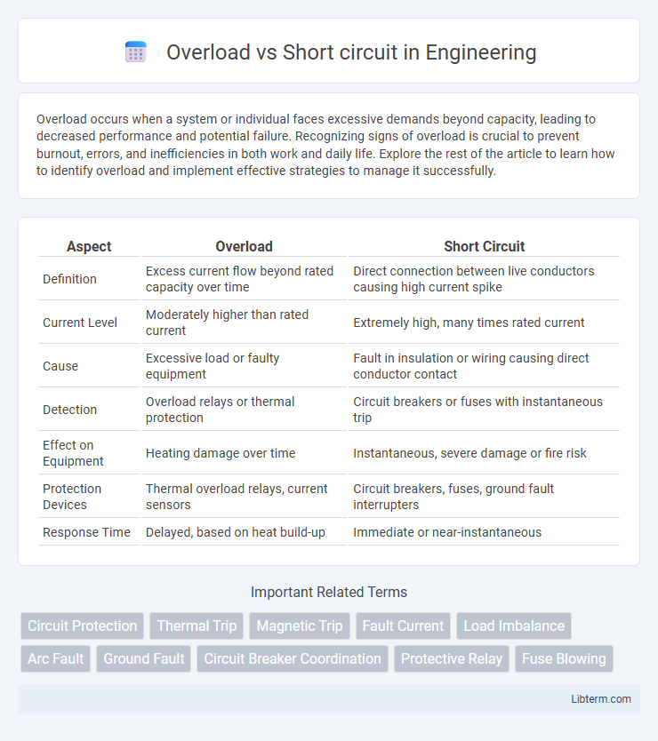 Short circuit vs Overload in Engineering - What is The Difference?