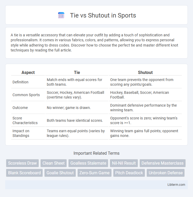 Shutout vs Tie in Sports - What is The Difference?