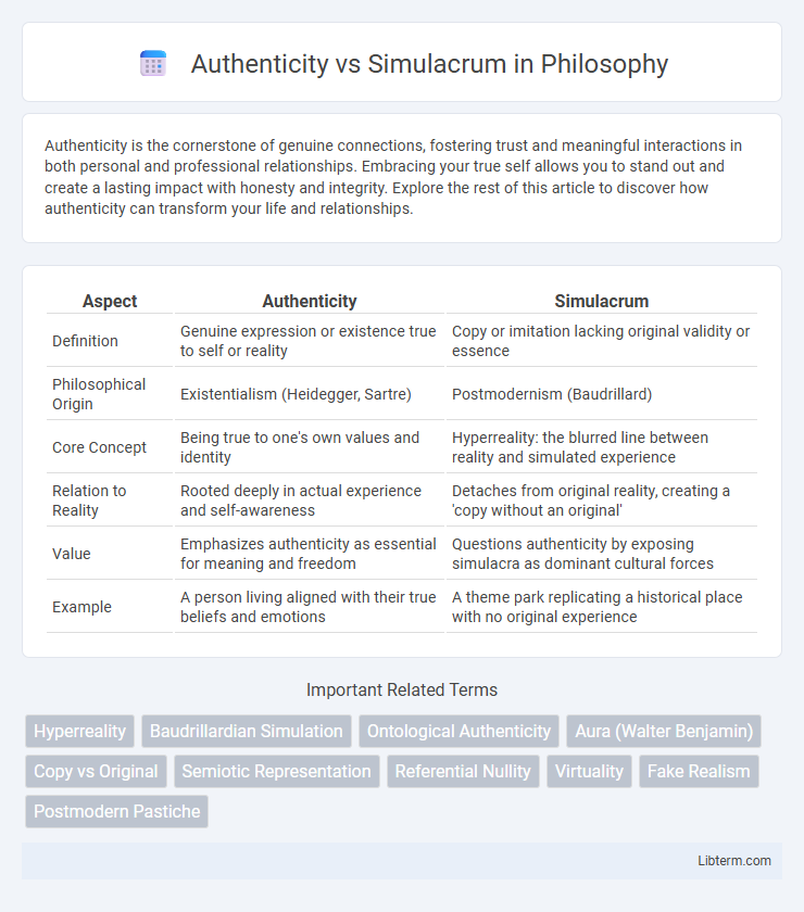 Simulacrum vs Authenticity in Philosophy - What is The Difference?