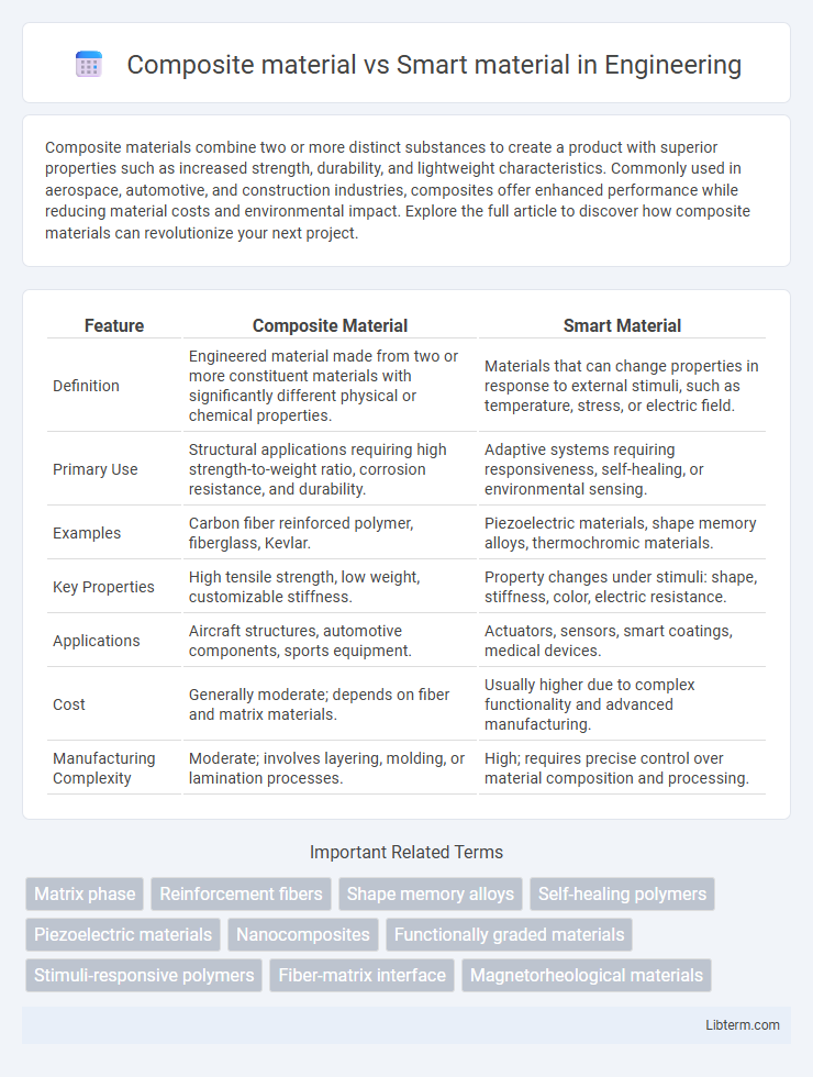 Smart material vs Composite material in Engineering - What is The Difference?