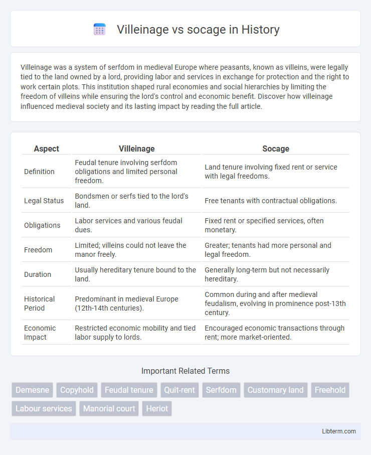 socage vs Villeinage in History - What is The Difference?