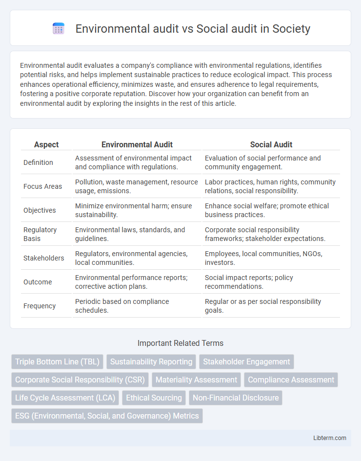 Social audit vs Environmental audit in Society - What is The Difference?