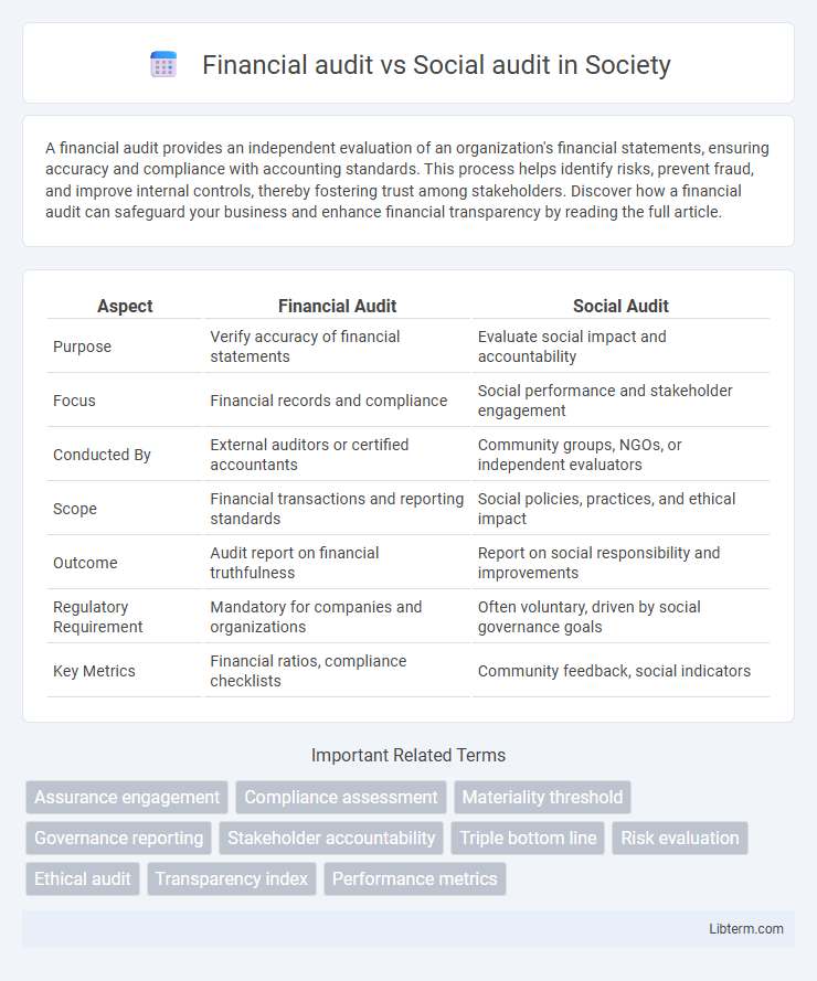 Social audit vs Financial audit in Society - What is The Difference?