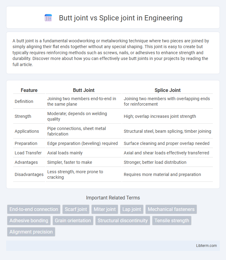 Splice joint vs Butt joint in Engineering - What is The Difference?