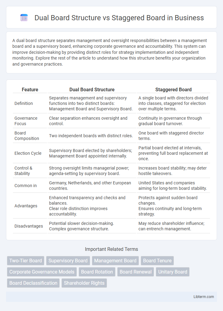 Staggered Board vs Dual Board Structure in Business - What is The Difference?