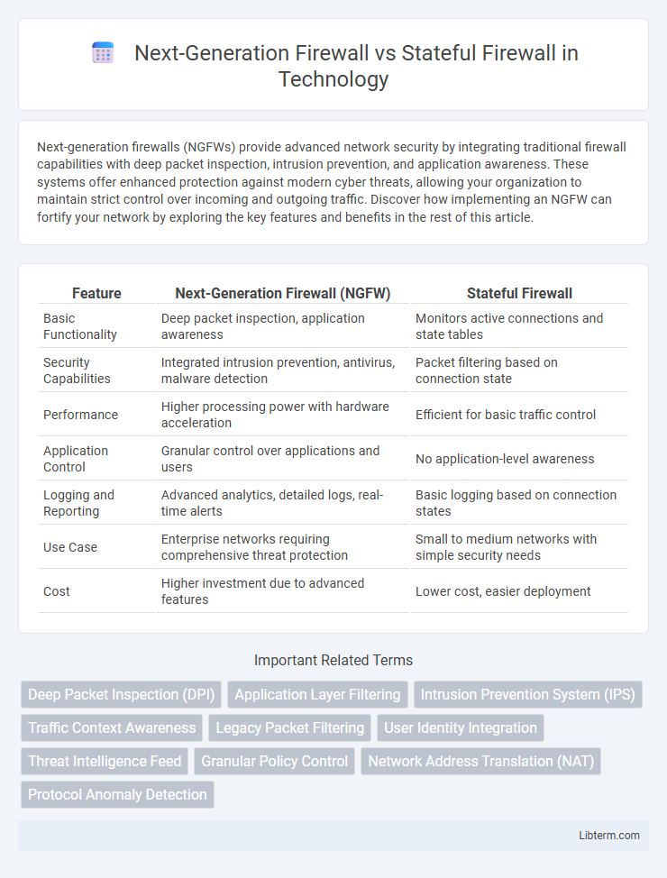 Stateful Firewall vs Next-Generation Firewall in Technology - What is The Difference?